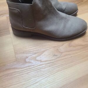 Cynthia Rowley Taupe Suede Ankle Booties